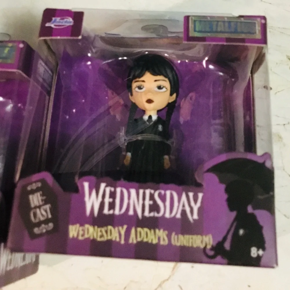 Wednesday Adams Family Figures jada die cast metal collectibles